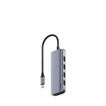 Док-станция Cudy UH500, 3840x2160 (4K), USB 3.0 Type-C(m), серый (UH500)