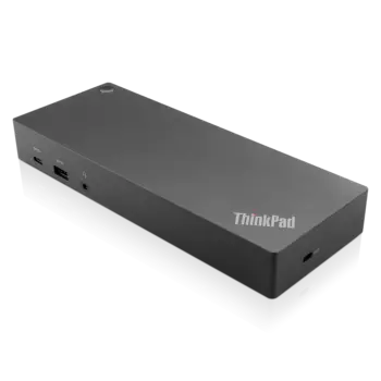 Док-станция Lenovo ThinkPad Hybrid USB-C для Lenovo ThinkPad, 3xUSB 3.1, 2xUSB 2.0, USB-C, GLAN, 2xDisplayPort, 2xHDMI, Stereo/Mic Combo Audio, черный (40AF0135CN) Нужен переходник питания!