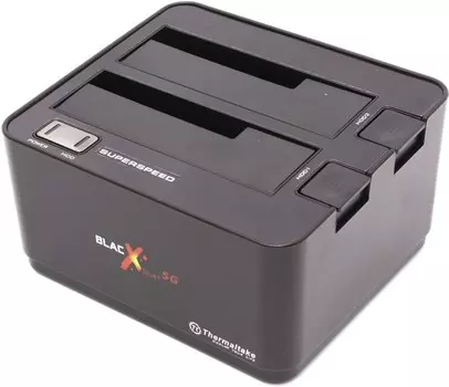 Док-станция Thermaltake 2x 2.5"/3.5" USB 3.0, черный (ST0022E)