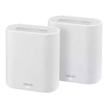 Дополнительный модуль Mesh ASUS ExpertWiFi EBM68, 802.11a/b/g/n/ac/ax, 2.4/5ГГц, до 7780, LAN 3x1Гбит/с, WAN 1x2.5 Гбит/с, внутренних антенн: 6, комплект 2 (EBM68 (W-2-PK))