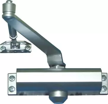 Доводчик 6 класс верхний монтаж, двери до 120кг, -42С - +55С, серебристый, Falcon Eye FE-B5W