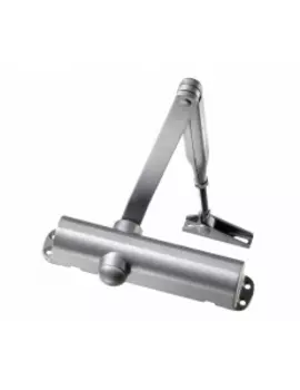 Доводчик рычажная тяга, двери до 60кг 950мм, -15С - +40С, серебристый, GlassFurnitura GF-602 (01) ( 00034192)