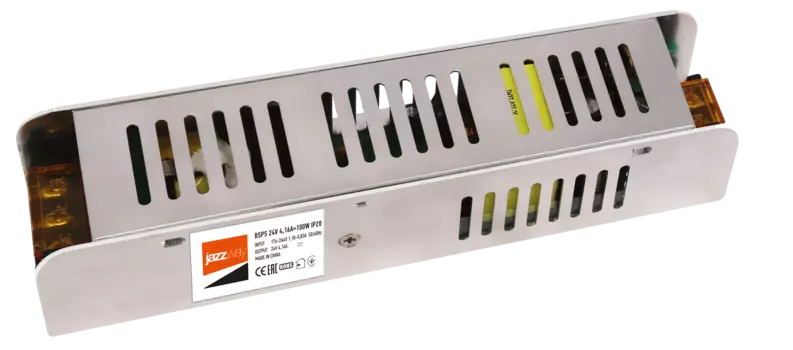 Драйвер JazzWay 120 Вт для светодиодной ленты, IP20, серебристый (5013902)