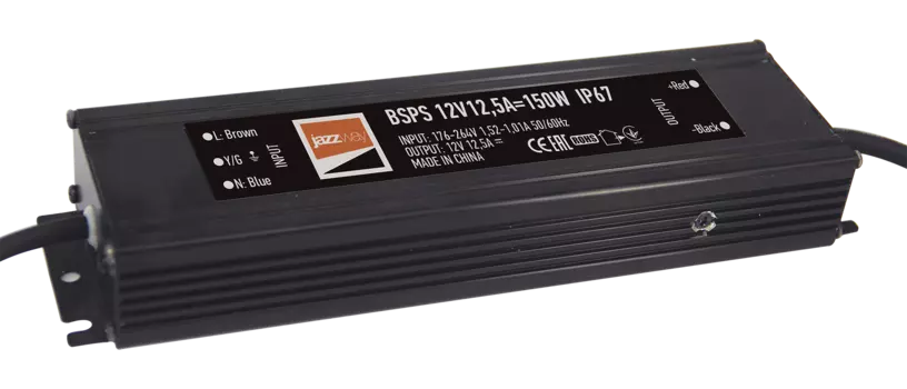 Драйвер JazzWay 150 Вт LED, IP67, черный (3329297A)