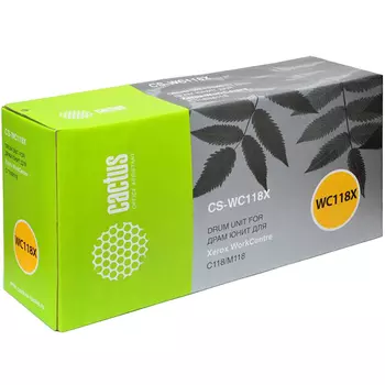 Драм-картридж Cactus CS-WC118X для принтеров Xerox WorkCentre C118/M118, 60 000 стр