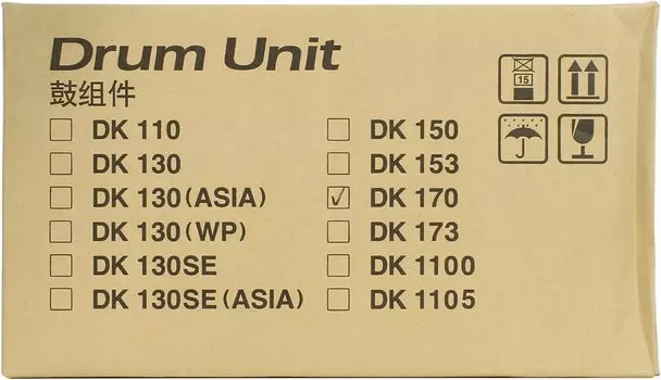 Драм-картридж (фотобарабан) Kyocera DK-170/ 302LZ93060/ 302LZ93061, 100000 страниц, оригинальный, для P2035d, P2035dn, FS-1320D, FS-1320DN, FS-1370DN, P2135d, P2135dn, FS-1035MFP/DP, FS-1135MFP, M2035dn, M2535dn