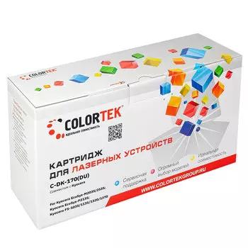Драм-картридж (фотобарабан) лазерный Colortek CT-DK-170 (DK-170/302LZ93060/302LZ93061), черный, 100000 страниц, совместимый, для Kyocera ECoSYs-M2035/P2135/M2535/FS-1035/FS-1135/FS-1320/FS-1370, без чипа