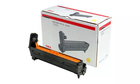 Драм-картридж (фотобарабан) OKI **42126605, желтый, 17000 страниц, оригинальный для Oki C5100/5300/5400
