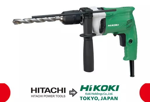 Дрель Hikoki DV16VSS, сетевая, 600Вт, 2900 об/мин, ударная, быстрозажимной патрон, 1.5кг