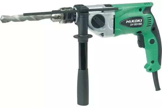 Дрель Hikoki DV20VB2, сетевая, 790Вт, 44 Н·м, 3000 об/мин, ударная, быстрозажимной патрон, кейс, 2.2кг (DV20VB2NSZ)