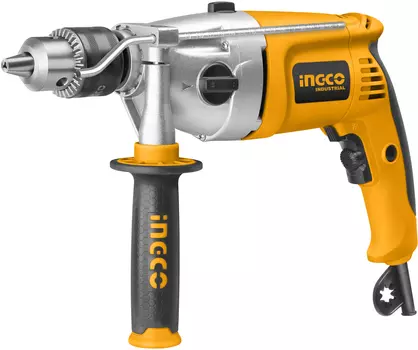 Дрель Ingco ID211002, сетевая, 1100Вт, 3000 об/мин, ударная