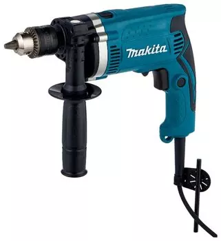 Дрель Makita HP1630, сетевая, 710 Вт, 3200 об/мин, ударная, 2.1 кг