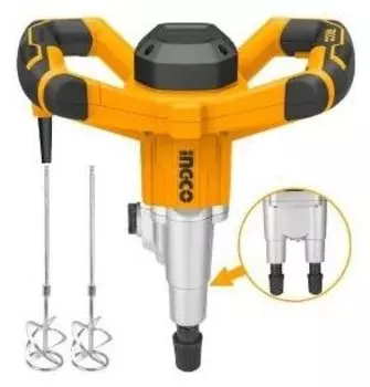 Дрель-миксер Ingco MX218008, сетевая, 1800Вт, 800 об/мин, M14, 5.1кг