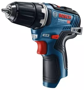 Дрель-шуруповерт Bosch GSR 12V-35, аккумуляторный, 35 Н·м, 1750 об/мин, 12V, Li-Ion, быстрозажимной патрон, 750г (06019H8000) поставляется без аккумуляторов и зарядного устройства