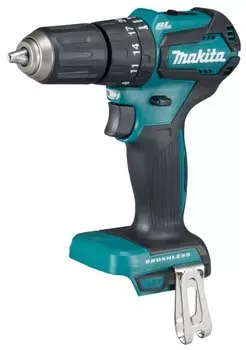 Дрель-шуруповерт Makita DHP483Z, аккумуляторный, 40 Н·м, 1700 об/мин, 18V, Li-Ion, быстрозажимной патрон, 1.6кг поставляется без аккумуляторов и зарядного устройства