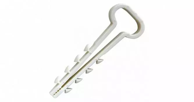 Дюбель-хомут для плоского кабеля 1.4 см, нейлон, белый, 100 шт. Партнер (2650000264)