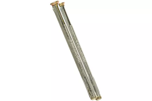 Дюбель рамный 10мм x 132мм, оцинкованная сталь, -, винт, 2шт., пакет, Tech-Krep (102909)