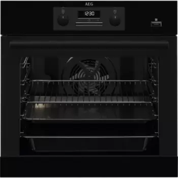 Духовой шкаф электрический AEG 6000 STEAMBAKE BEB351111B, черный (BEB351111B)