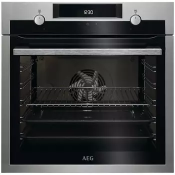 Духовой шкаф электрический AEG BCE455351M, серебристый (BCE455351M)