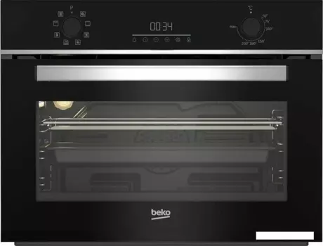 Духовой шкаф электрический Beko BBCM13300X, нержавеющая сталь/черный (BBCM13300X)