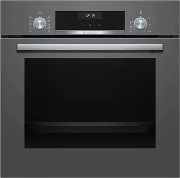 Духовой шкаф электрический Bosch Serie 6 HBJ558YH0T, темно-серебристый (HBJ558YH0T)