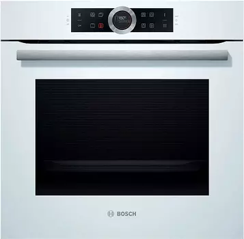 Духовой шкаф электрический Bosch Serie 8 HBG675BW1, белый/серебристый (HBG675BW1)
