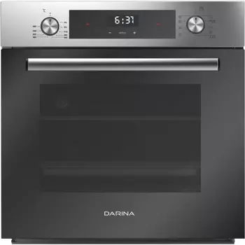 Духовой шкаф электрический DARINA 0U5 BDE 112 708 X1, нержавеющая сталь/черный