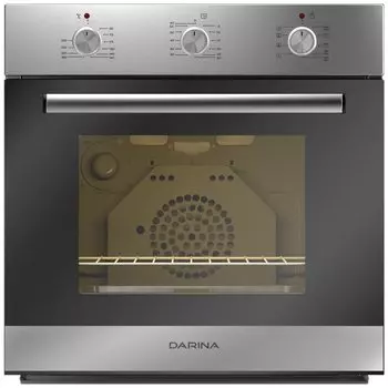 Духовой шкаф электрический DARINA 1U5 BDE112 707 X3, серебристый (1U5BDE112707X3)