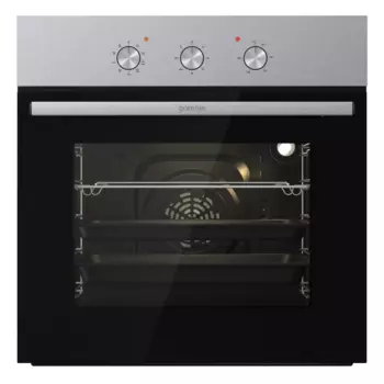 Духовой шкаф электрический Gorenje BO6727E03NX, черный/серебристый (BO6727E03NX)
