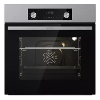 Духовой шкаф электрический Gorenje BO6737E02NX, черный/серебристый (BO6737E02NX)