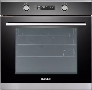Духовой шкаф электрический Hyundai HEO 6648 IX, черный/серебристый