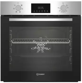 Духовой шкаф электрический Indesit IFE 3644 J IX, серебристый (IFE 3644 J IX)