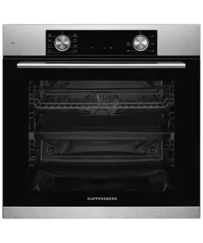 Духовой шкаф электрический Kuppersberg HF 608 BX, черный/серебристый (6555)
