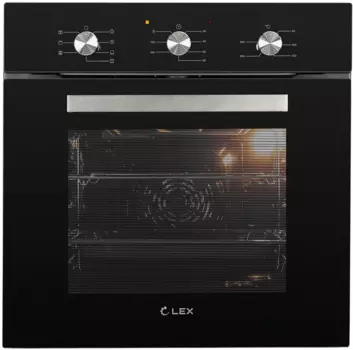 Духовой шкаф электрический LEX EDM 073 BBL, черный (CHAO000396)