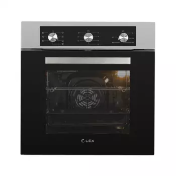 Духовой шкаф электрический LEX EDM 073 IX, нержавеющая сталь/черный (CHAO000380)