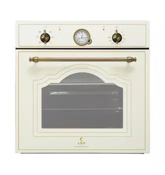 Духовой шкаф электрический LEX EDM 077C IV LIGHT, белый антик (CHAO000392)