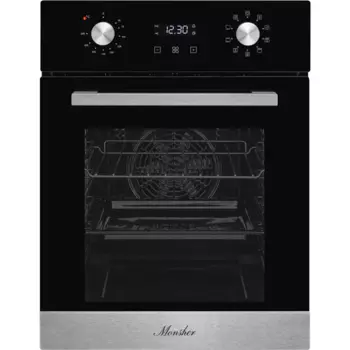 Духовой шкаф электрический Monsher, нержавеющая сталь/черный (MOE 4592 Acier)