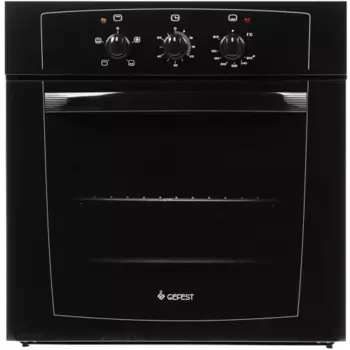 Духовой шкаф газовый GEFEST ДГЭ 601-01 А, черный (22339001)
