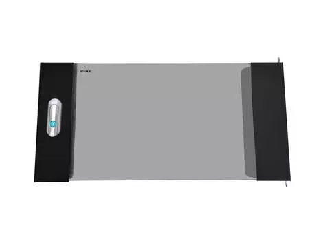 Дверь стеклянная с ручкой Netko для WMA, DUO 12U (подходит к собранным и разобранным шкафам "A"), черная (N.FRTD-G.12U.66146.BK)