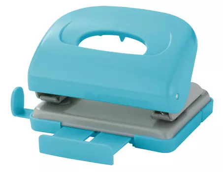 Дырокол 16 листов, 2 отверстия, синий, Kw-Trio (09652blue)