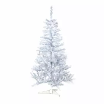 Елка искусственная Золотая Сказка Snow White, высота: 1.5м, иглы: 3.5см, нижний ярус: 91см, хвоя: ПВХ, белый (591308)