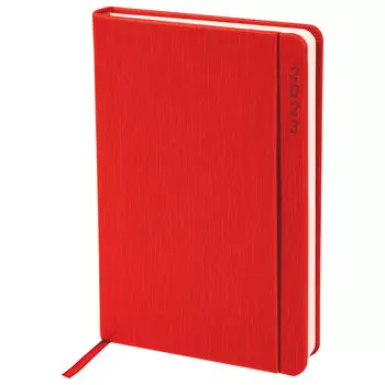Ежедневник датированный A5 BRAUBERG Flap, в линейку, 168 листов красный (114150)