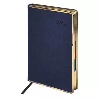Ежедневник датированный A5 GALANT Infinity Gold, в линейку, 168 листов темно-синий (115729)
