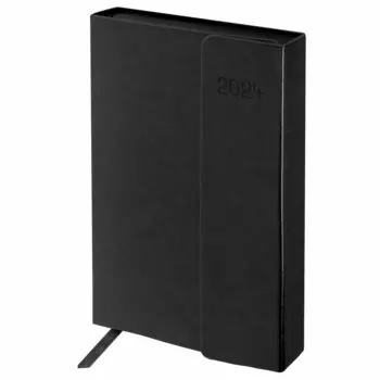 Ежедневник датированный A5 GALANT Magnetic, в линейку, 168 листов черный (114756)