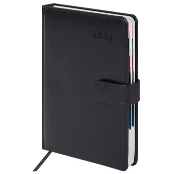 Ежедневник датированный A5 GALANT Ritter, в линейку, 168 листов черный (114764)