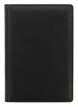 Ежедневник недатированный A5 Letts MILANO, в линейку черный (22-082016)