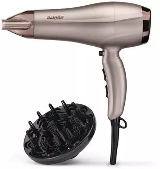 Фен Babyliss 5790PE 2.3 кВт, режимов: 3, насадок: 2, бронзовый