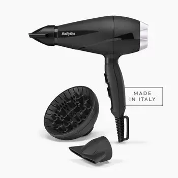Фен Babyliss 6710DE 2.1 кВт, режимов: 2, насадок: 2, черный
