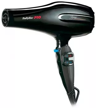 Фен BaByliss Pro Tiziano BAB6330RE 2300Вт, режимов: 3, насадок: 2, 2 концентратора, черный
