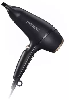 Фен Hyundai H-HD0767 2 кВт, режимов: 3, насадок: 1, черный ( H-HD0767)